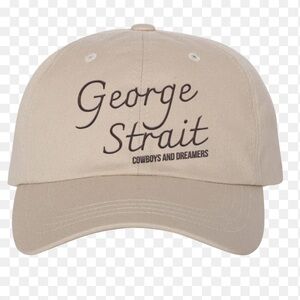 GEORGE STRAIT COWBOYS AND DREAMERS Hat Ball Cap Stone Adjustable Country Music